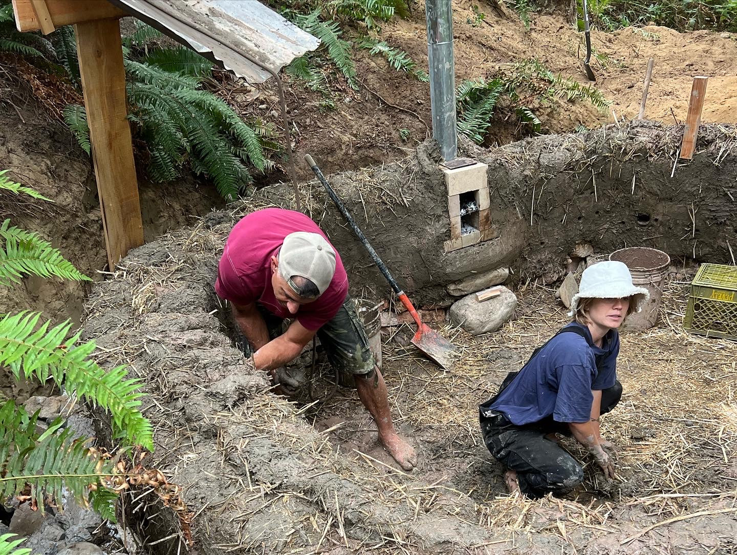 (Sold Out) July Slip-Straw Sauna Build with Eli Adadow of Ancient Earth Natural Building