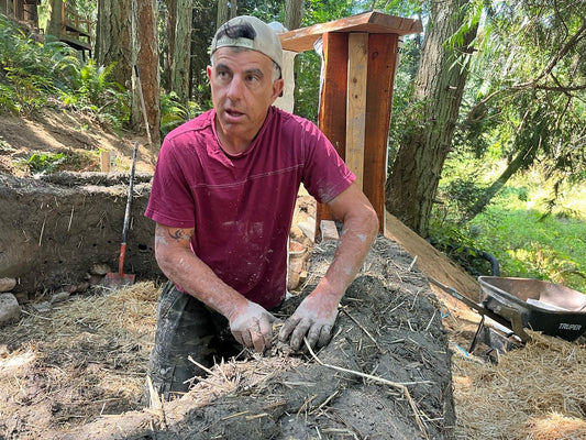 (Sold Out) July Slip-Straw Sauna Build with Eli Adadow of Ancient Earth Natural Building